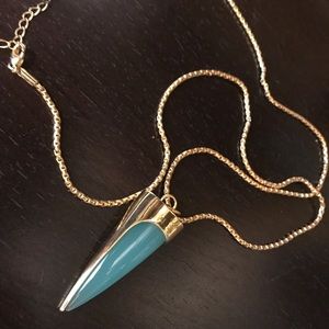 Vince Camuto Gold Shark Tooth Necklace